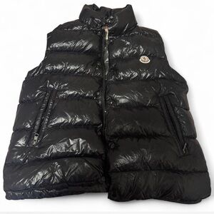 Moncler Black Puffer Vest